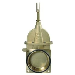 MZ Mestafsluiter Messing 4" Vierkantflens