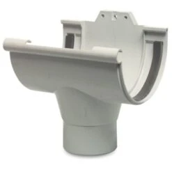 Mega Nicoll Pvc Uitloopstuk 170mm X100mm Manchet X Verjonging Grijs