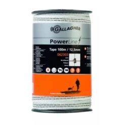 Gallagher Powerline Lint 12,5mm Wit 100m