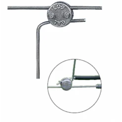 Gallagher Draadklem Rond 100 Stuks