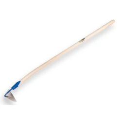 Tuinhak - Aardappelhak 16 Cm. Met Gebogen Batsesteel 140 Cm. Gepunt.